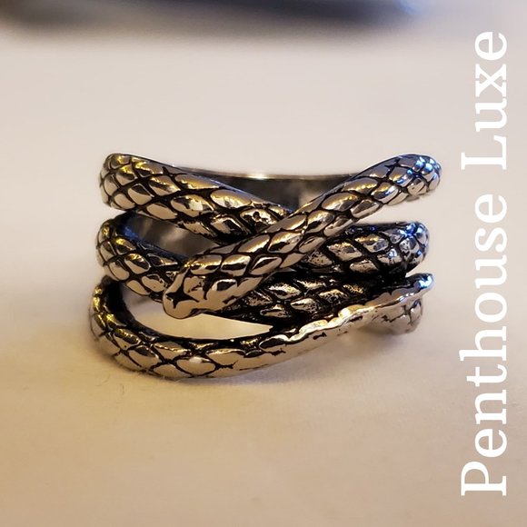 FINAL RESTOCK!! 3D Snake Coil Ring - Picture 4 of 6